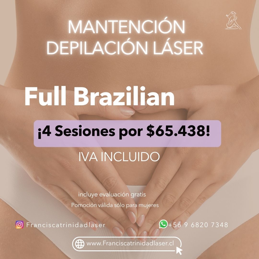 2025 Pack Mantención Francisca Trinidad Láser (Post de Instagram)